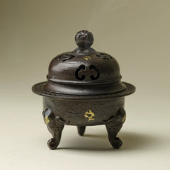 Elephant-Foot Tripod Incense Burner – Creative Ceramic Censer & Base, Holder
