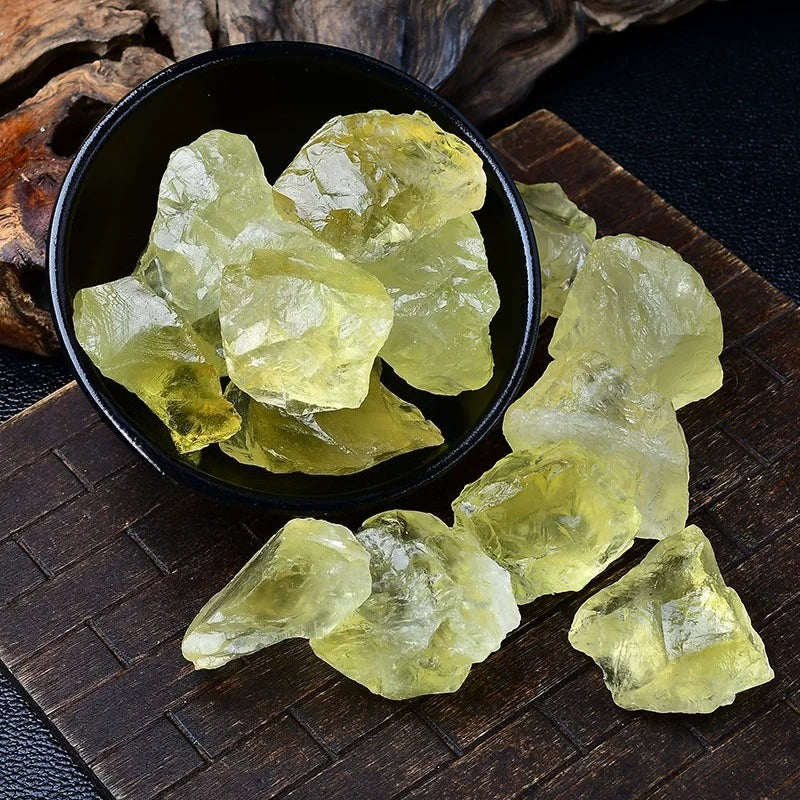 Raw Yellow Citrine Quartz – Natural Mineral for Carving & Display