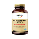 Seaknhp Methylcobalamin B Vitamin 5000mcg B12 with Folic Acid 400mcg 90 capsules