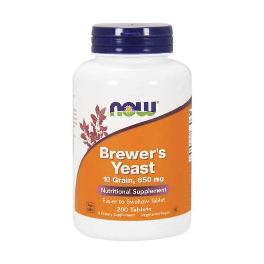 Now Foods Brewer's Yeast 650 mg 200 Tabs