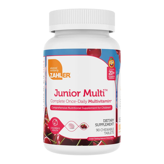 Zahler Kids Multivitamin Chewable Vitamin Tablet Contains 20+ Minerals & Vitamins for Kids & Toddlers-Cherry Flavor (90)