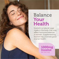 Zahler Inositol Supplement Capsules 1000mg - Mood & Nervous System Support Supplements for Women - Hormone Balance & Healthy Ovarian Function -120 Count