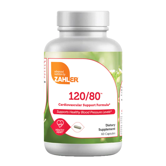 Zahler's 120/80 Supports Healthy Blood Pressure Levels