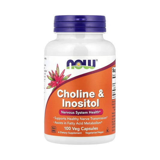 Now Foods Choline & Inositol 500 Mg - 100 Caps