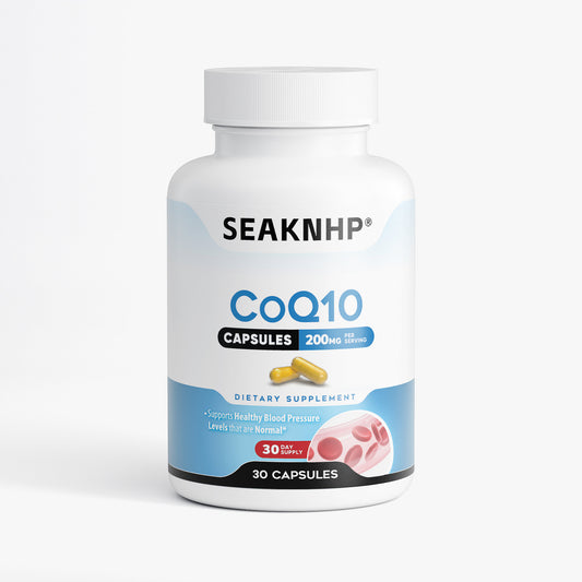 CoQ10 Supplement 30 Capsules – Heart & Muscle Support with Vegan Ubiquinone