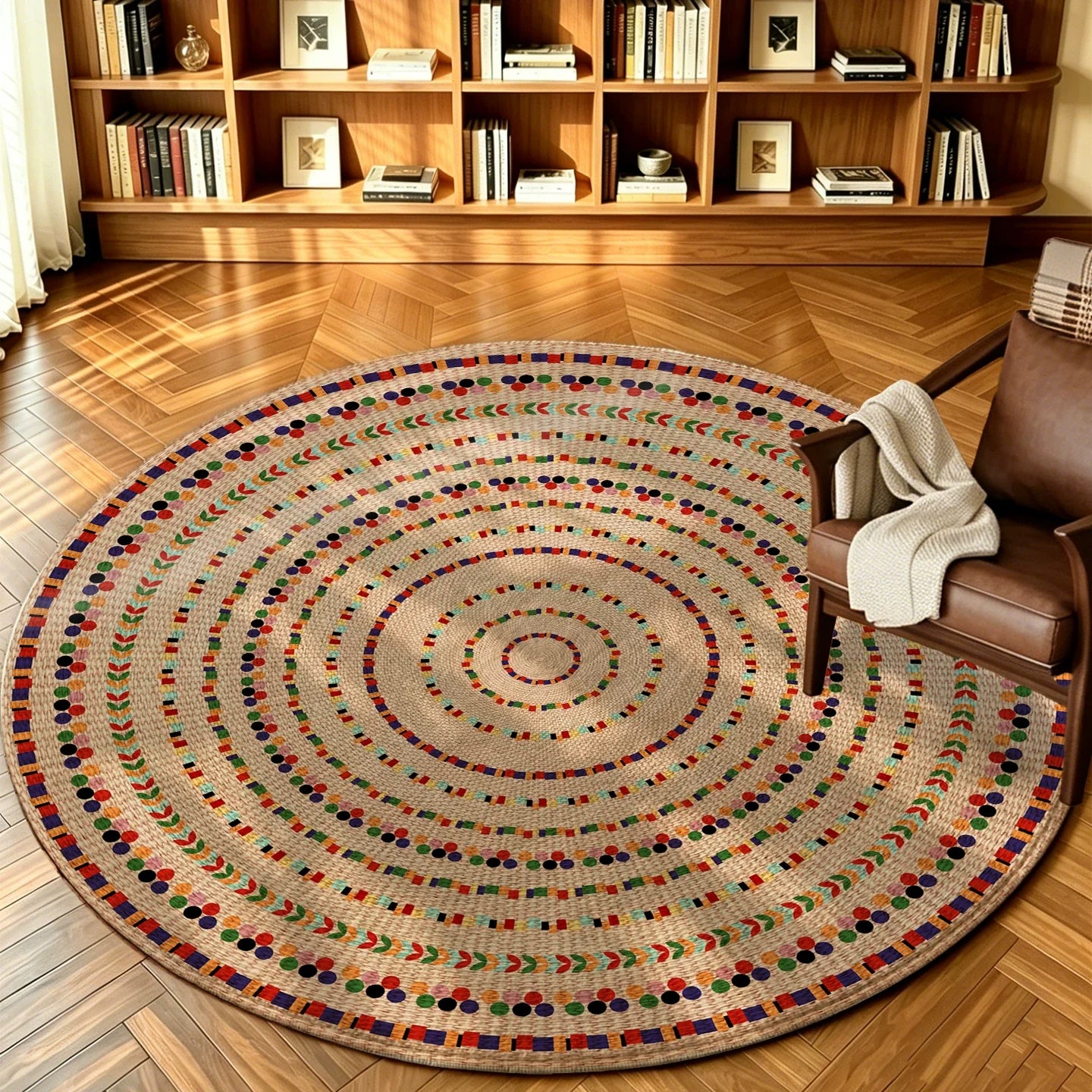 Waterproof Non-Slip Meditation Mat – Thick Cushioned Floor Mat for Yoga, Sitting, Sleeping & Home Use H1495