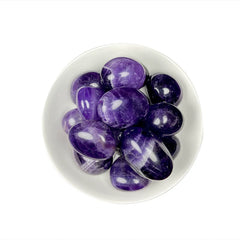 Uruguayan Amethyst Raw Crystal – Oval Purple Stone for Collection, Handheld, Pendant Making & Energy Work