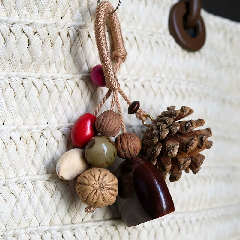 Handmade Seed Shell – Natural Fruit Shell Rattle for Sound Healing, Yoga & Meditation