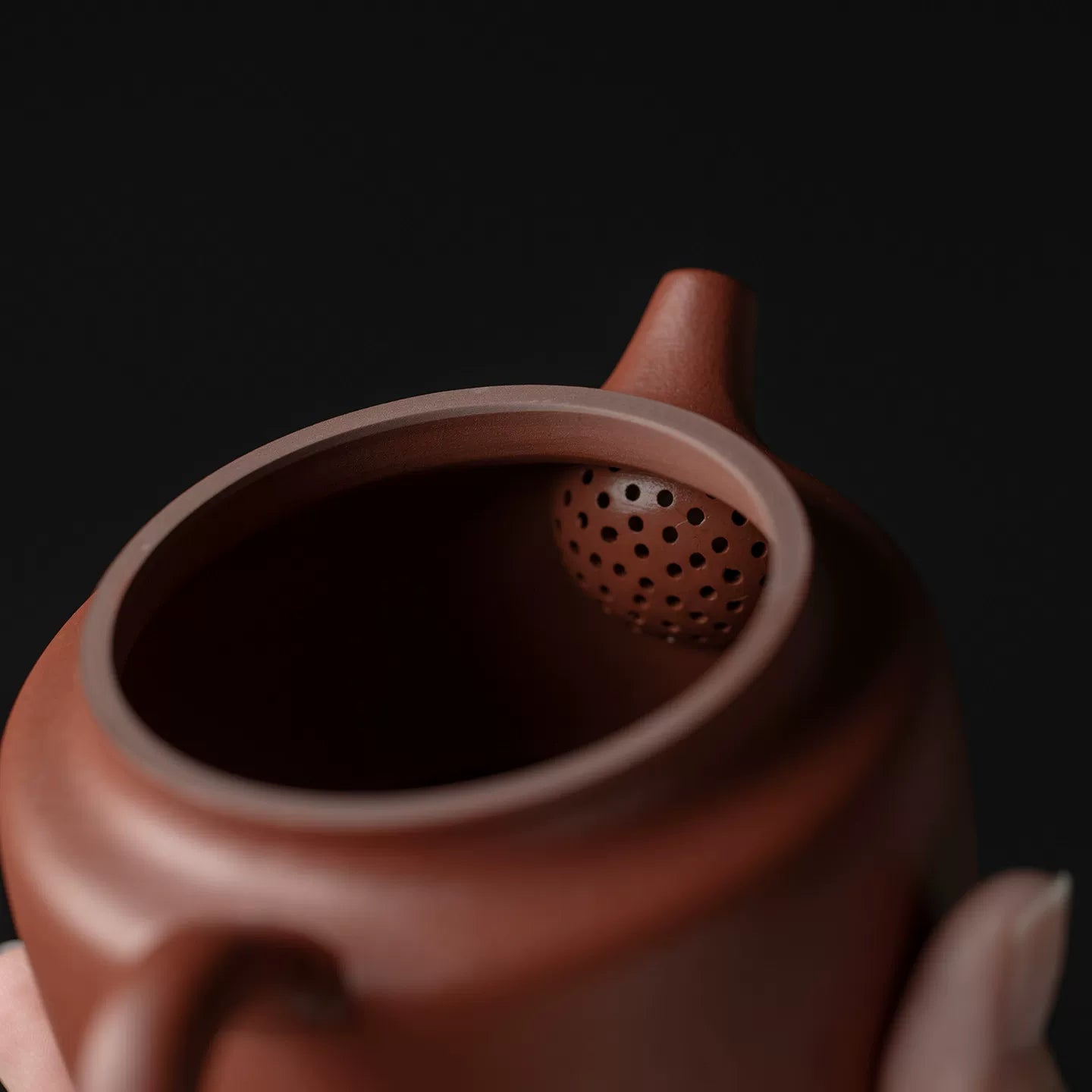 Purple Clay Dezhong Teapot – Raw Zhu Clay, Hand-Thrown 170ml Kung Fu Tea Pot, Vintage Style
