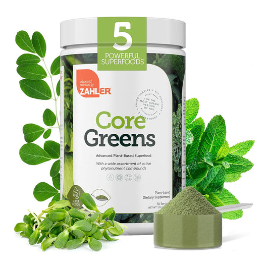 Zahler Core Greens Powder Nutrition Supplements -345g