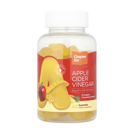 Zahler - Apple Cider Vinegar Gummies- Detox Support & Cleanse - Gut Health & Metabolism Support - 60 Pineapple Flavored Gummies.