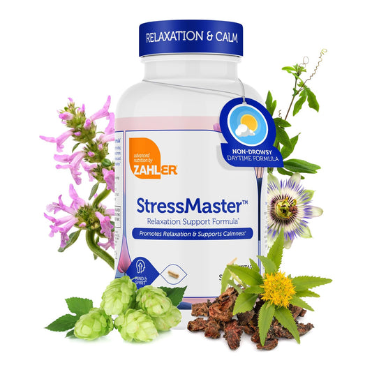 Zahler, StressMaster™, Natural Relaxation & Calm Mood Support Formula 120 Capsules
