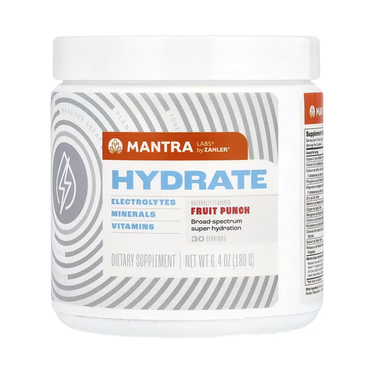 Zahler, Hydrate, Fruit Punch, 6.4 oz (180 g)