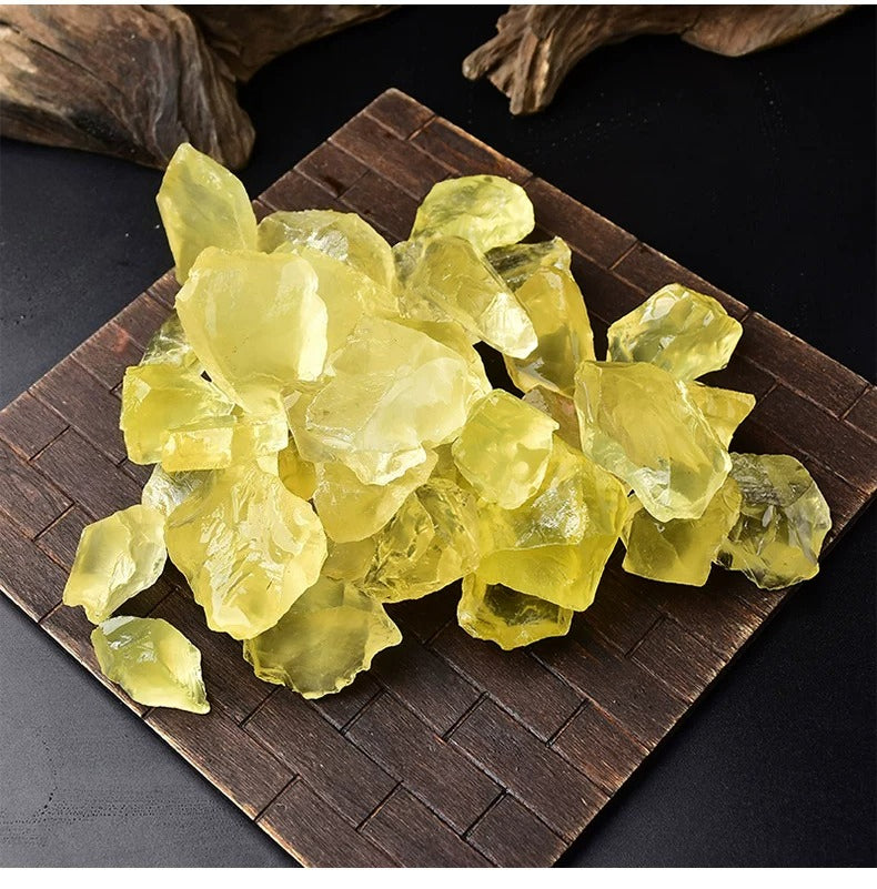 Raw Yellow Citrine Quartz – Natural Mineral for Carving & Display