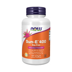NOW Foods Supplements, Sun-E™ 400 IU with d-alpha Tocopherol from Non-GMO Sunflower Oil, 60 Softgels 120 Count (Pack of 1)