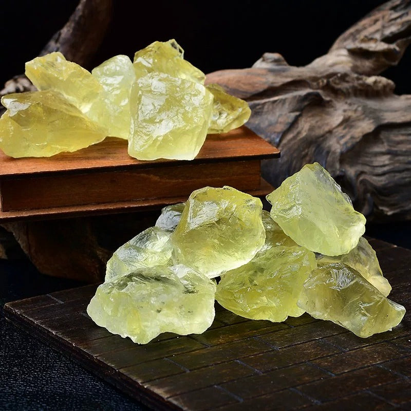 Raw Yellow Citrine Quartz – Natural Mineral for Carving & Display