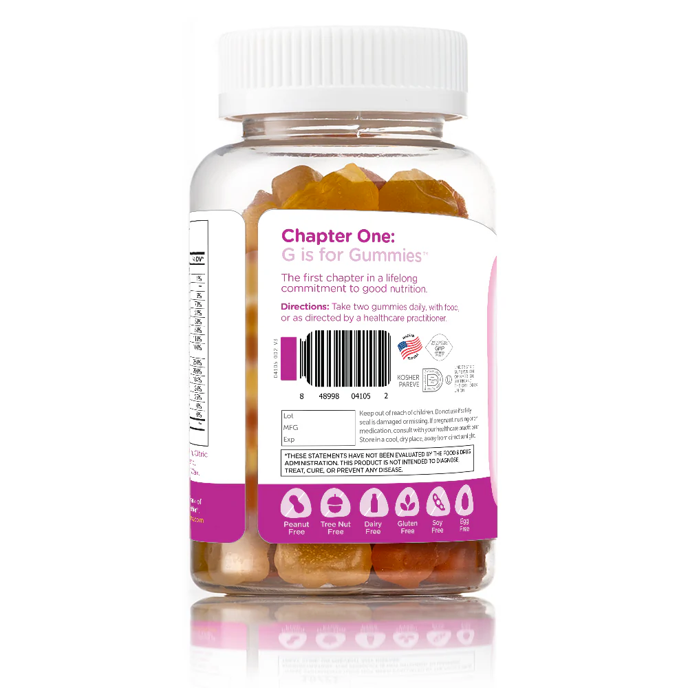 Zahler - Chapter One Kids Multivitamin Gummy with 13 Vitamins & Nutrients (60 Flavored Gummies)