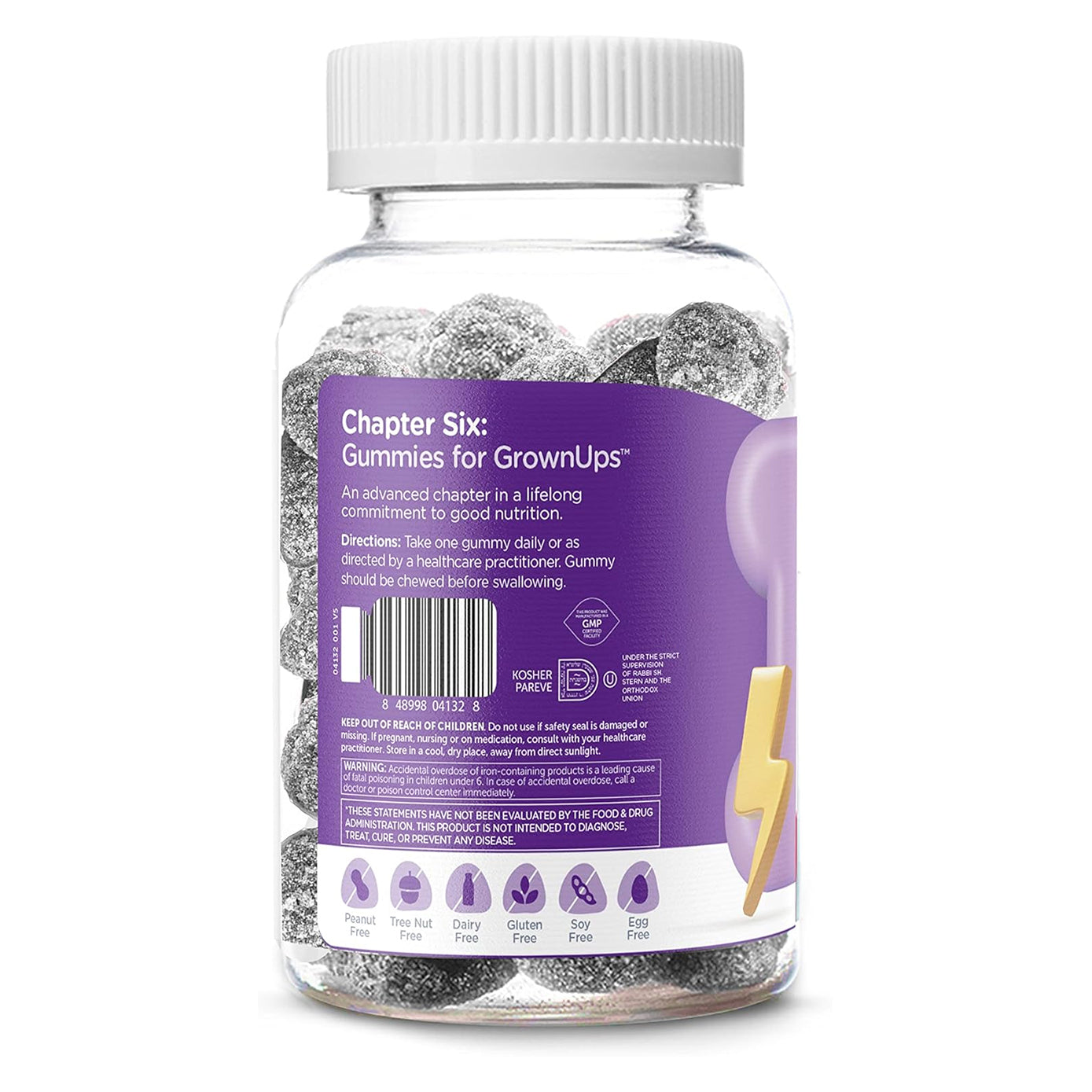 Zahler Chapter Six Iron Gummies, Iron Supplement with Vitamin C for Adults, Kosher, 60 Flavored Gummies (10MG)