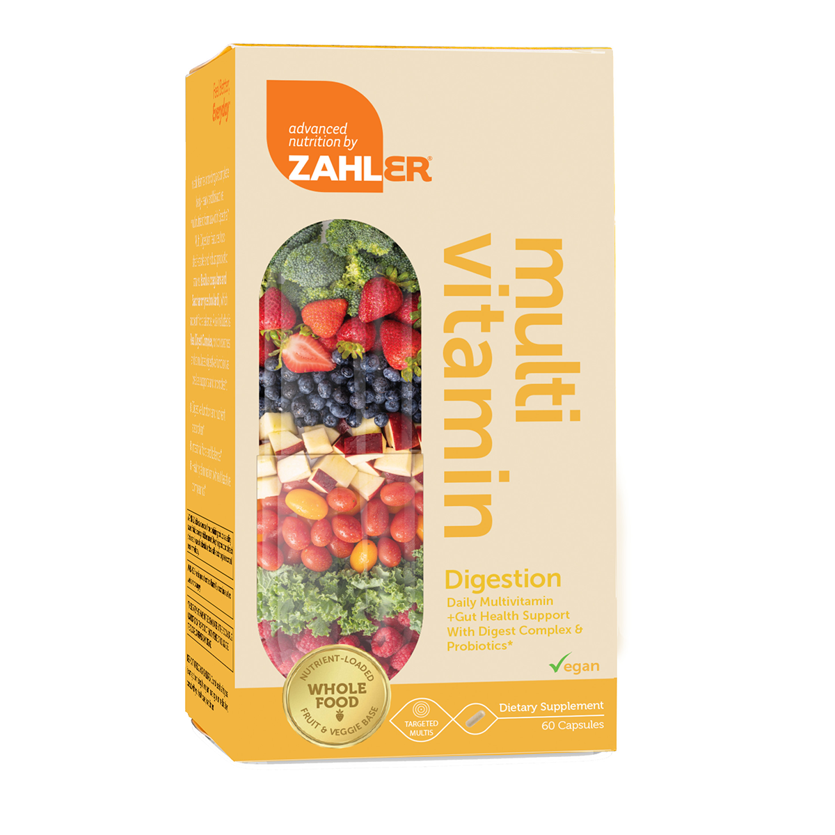 Zahlers, Kosher Multivitamin Digestion - 60 Vegetarian Capsules