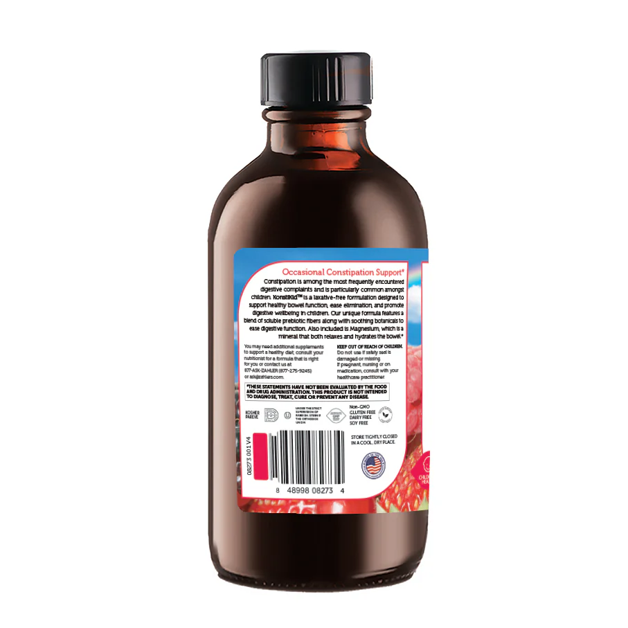 Zahler KonstiKid Supports Healthy Digestion Delicious-tasting Liquid Formula Laxative-free - Safe for Daily Use