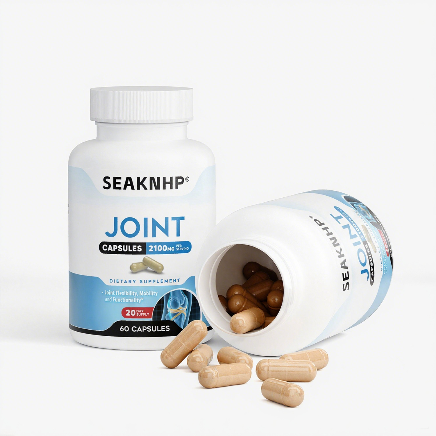 Seaknhp Joint Support 60 capsules MSM/Turmeric Powder