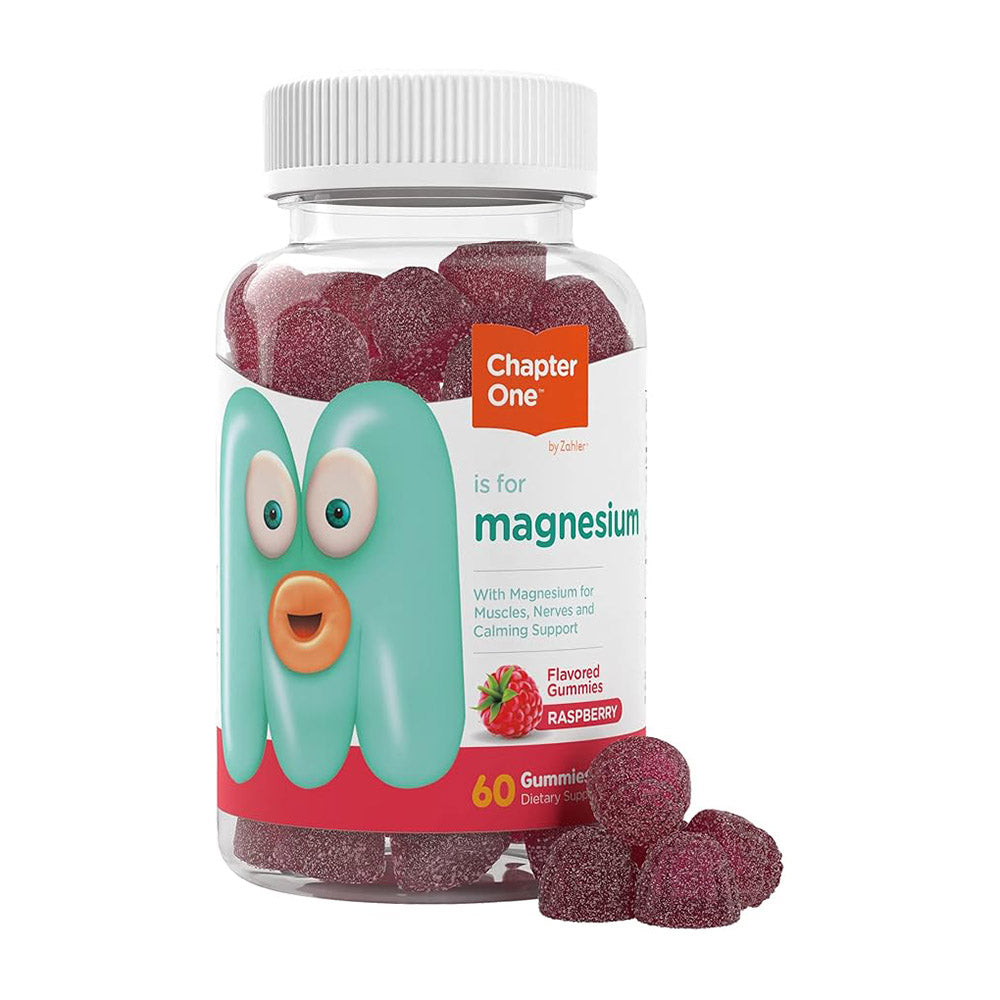 Zahler Chapter One Magnesium Gummies, Great Tasting Magnesium for Kids, Calm Kids Magnesium, Magnesium Gummies for Women and Men, Certified Kosher, (120 Flavored Gummies)