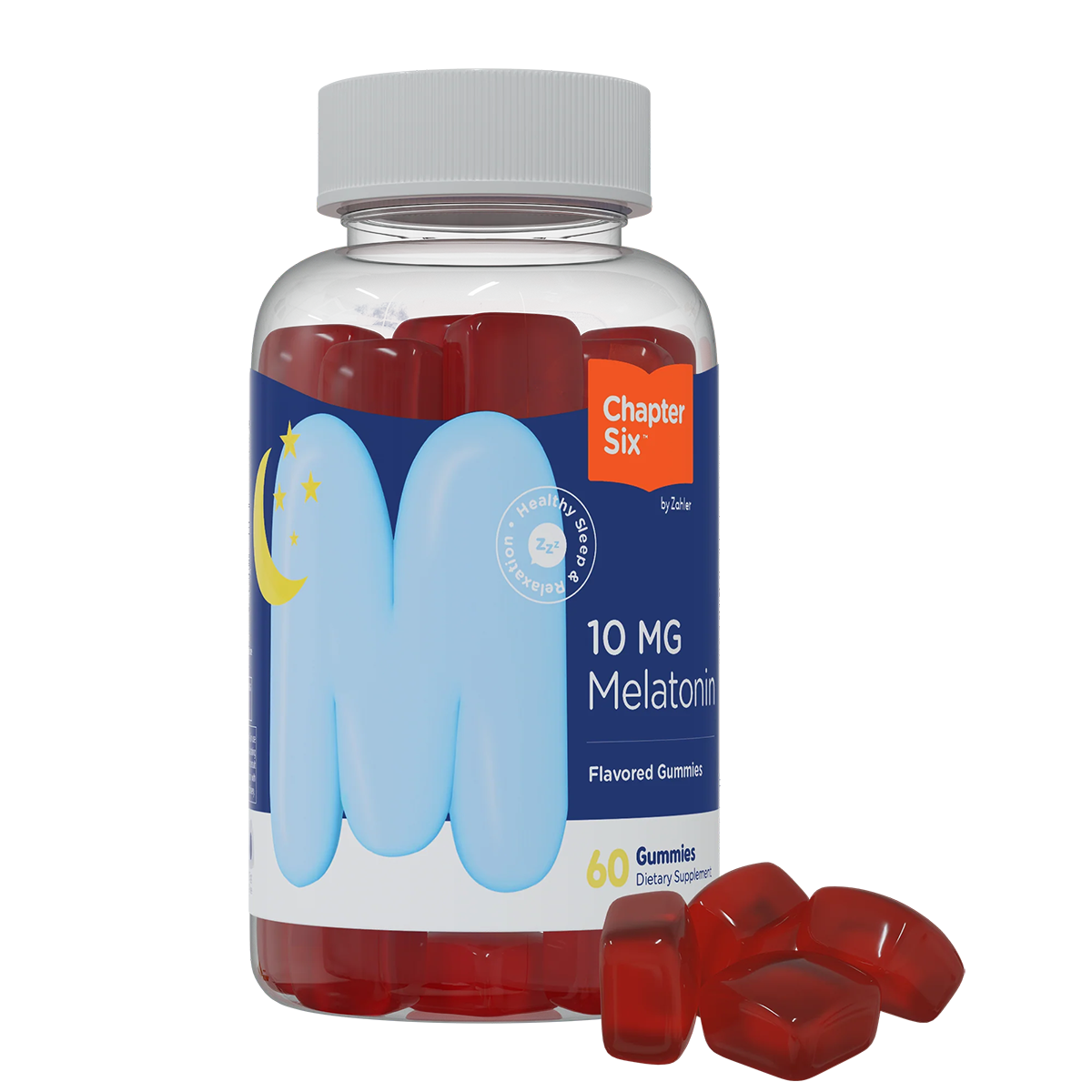 Zahler Chapter Six, Melatonin, 10 mg, 60 Gummies