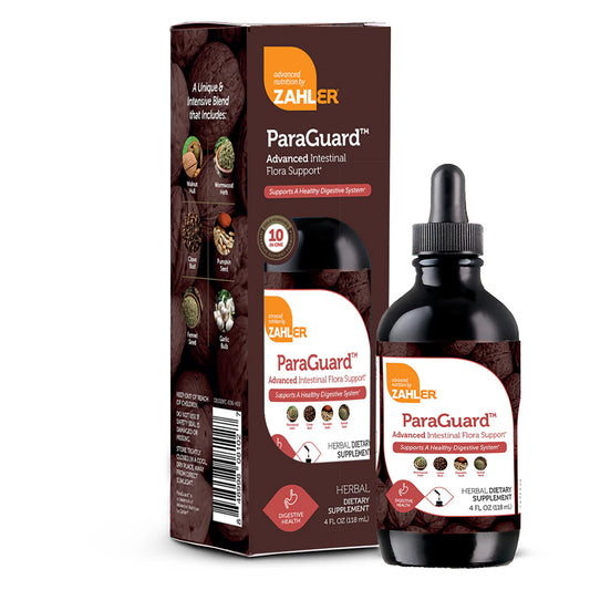 Zahler - ParaGuard Liquid Drops - Gut Health Supplement Natural Support for Humans - Certified Kosher (4 Oz) (4 oz., Drop)