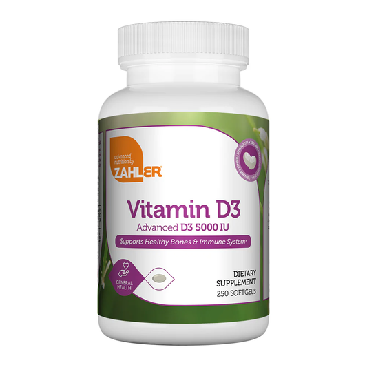 Zahler - Advanced Vitamin D3 10,000 IU Softgels (250Count)  Immune Support, Bone, Teeth & Muscle Health