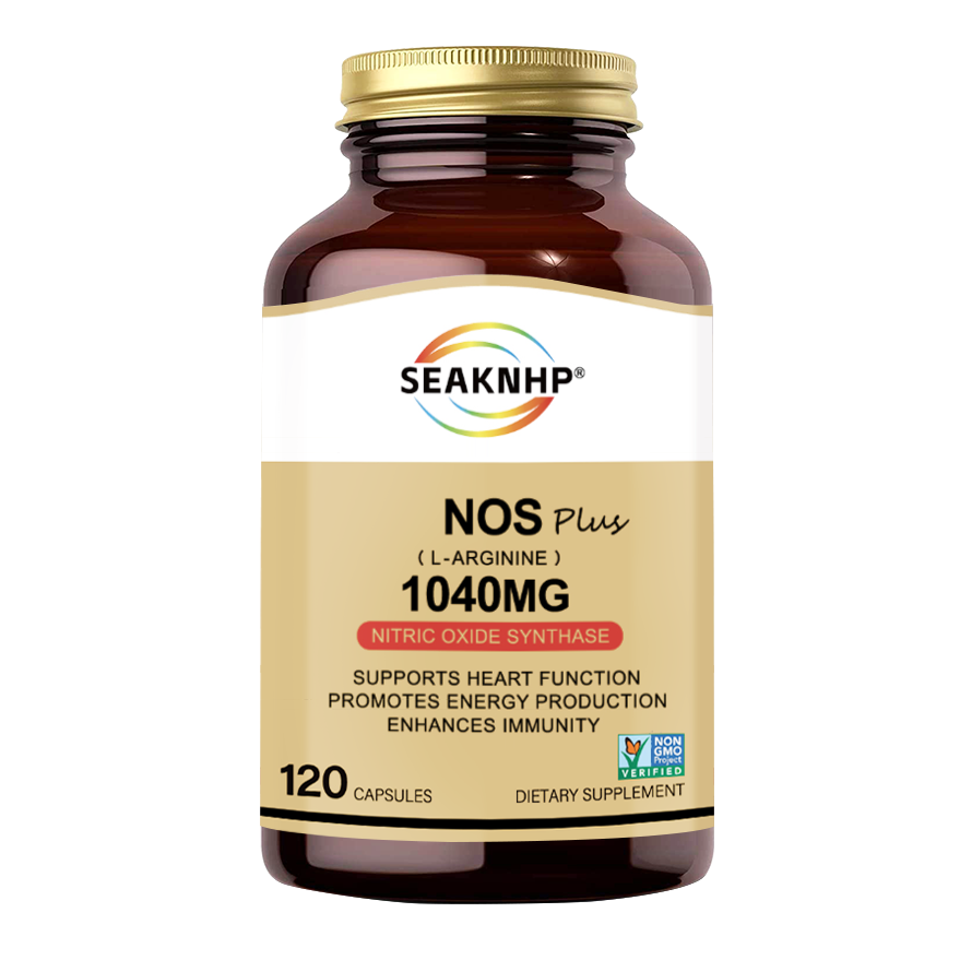 Seaknhp L-Arginine Nos Plus 1040mg Support Heat & Energy 120 Capsules