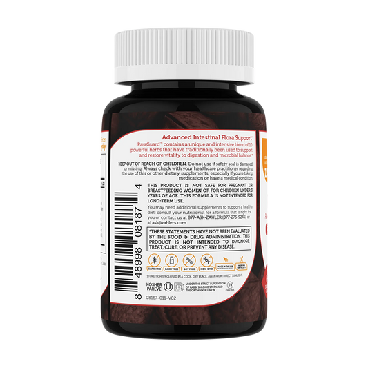 Zahler - ParaGuard Cleanse Softgels - Gut Health Detox Supplement Certified Kosher (90)