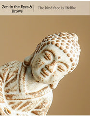 Buddha & Elephant Ceramic Incense Burner – Zen Stick/Coil Incense Holder, Tea Ceremony Decor & Meditation Gift
