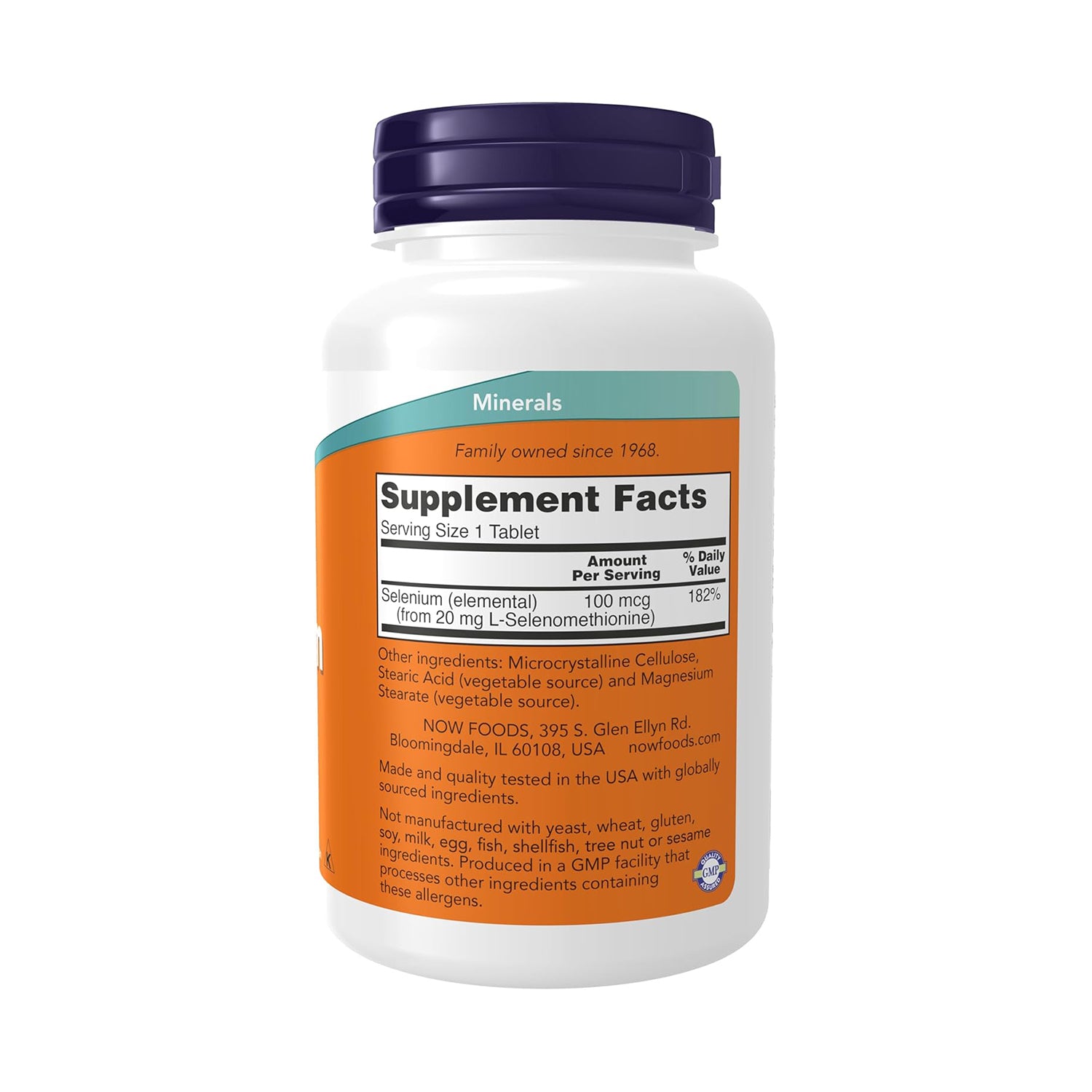 NOW Foods Supplements, Selenium (L-Selenomethionine) 100 mcg, Essential Mineral*, 250 Tablets