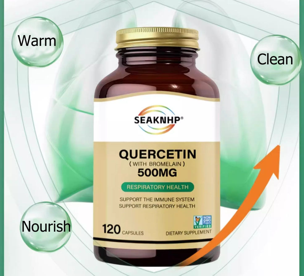 Quercetin 500mg 120 Capsules Supplementing lung nutrition