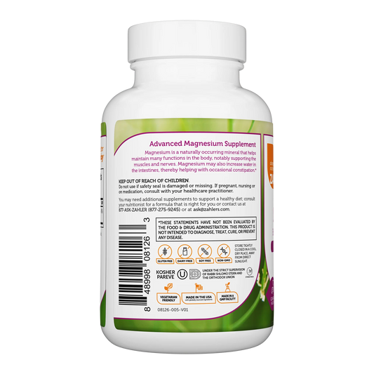Zahler, Magnesium, Bioactive Magnesium Citrate, 200 mg, 120 Capsules