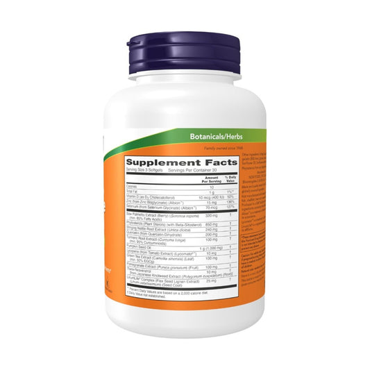 NOW Supplements, Prostate Health, Clinical Strength Saw Palmetto, Beta-Sitosterol & Lycopene, 90 Softgels