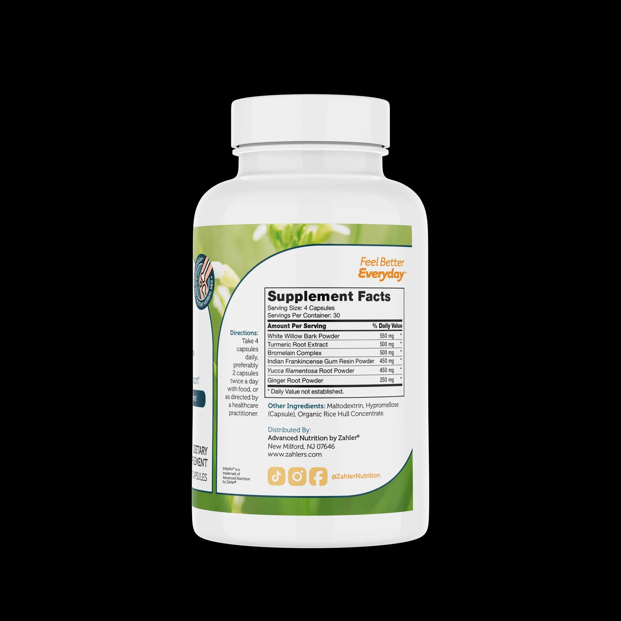 Zahler, InflaMix™ Occasional Inflammatory Response Support 120 Capsules