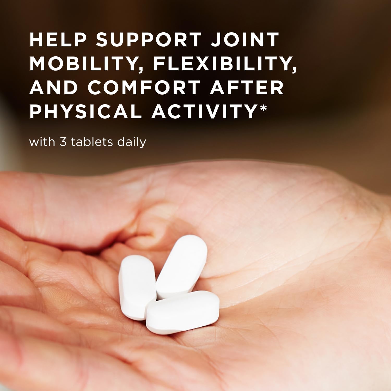 Solgar Glucosamine Hyaluronic Acid Chondroitin MSM (Shellfish-Free), 60 Tablets - Joint Support & Comfort - Supports Active Lifestyles