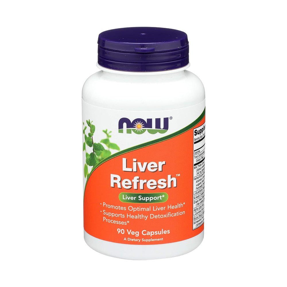 NOW Foods Supplements Liver Refresh 90 Capsules