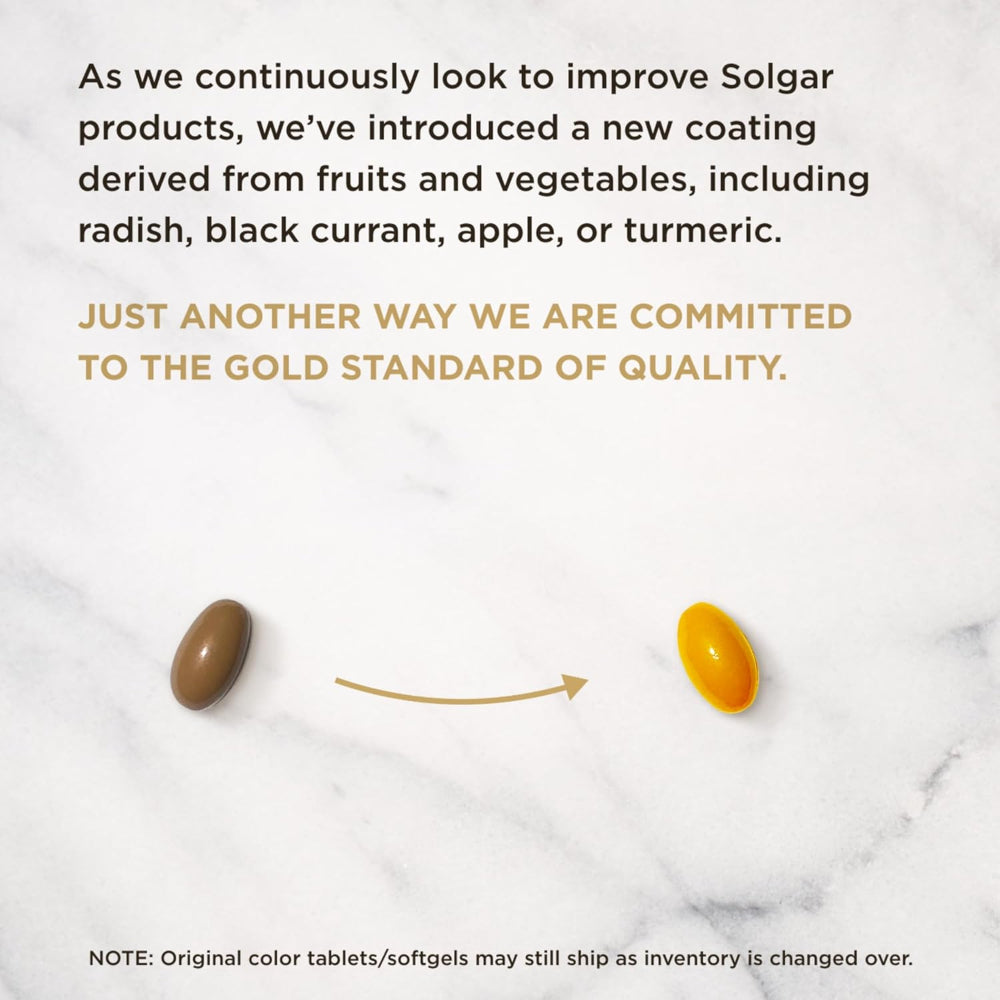 SOLGAR 100 Mg (Reduced Coq-10) Softgels Ubiquinol, 50 CT