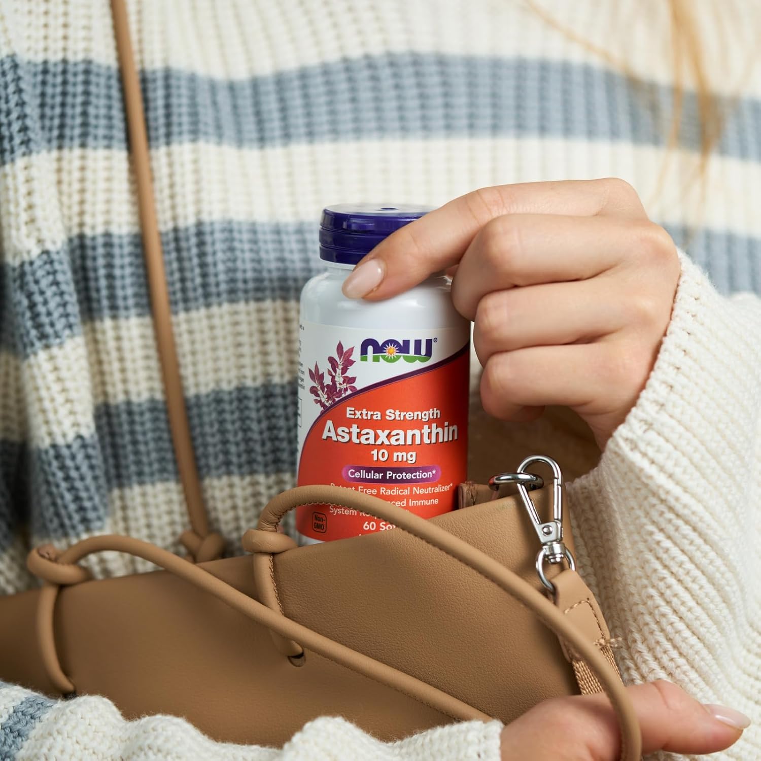 NOW Foods Supplements, Astaxanthin 10mg, Extra Strength,60 Softgels