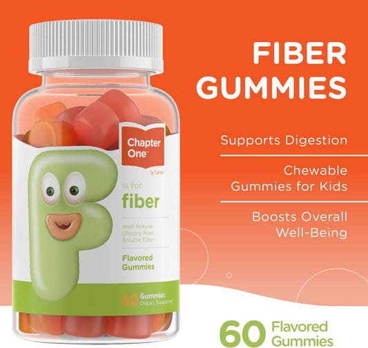 Zahler - Fiber Gummies for Adults & Kids (60 Count) for Digestion Support, Healthy Regularity & Overall Health