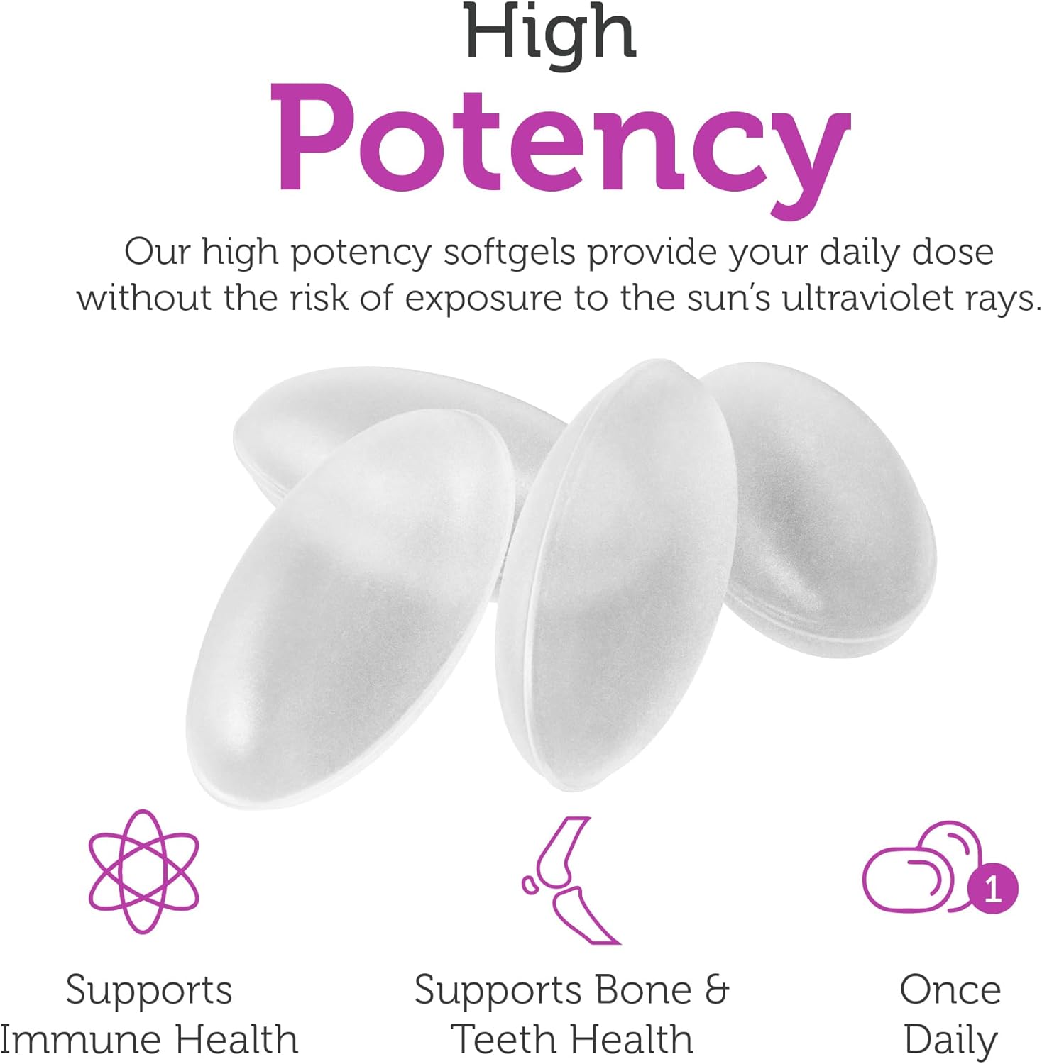 Zahler - Advanced Vitamin D3 3000 IU Softgels (250 Count) for Immune Support, Bone, Teeth & Muscle Health