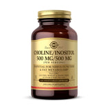 ソルガー コリン/イノシトール 500 mg/500 mg、100 ベジタブルカプセル - エネルギー代謝、肝臓の健康、脳と神経機能に必須