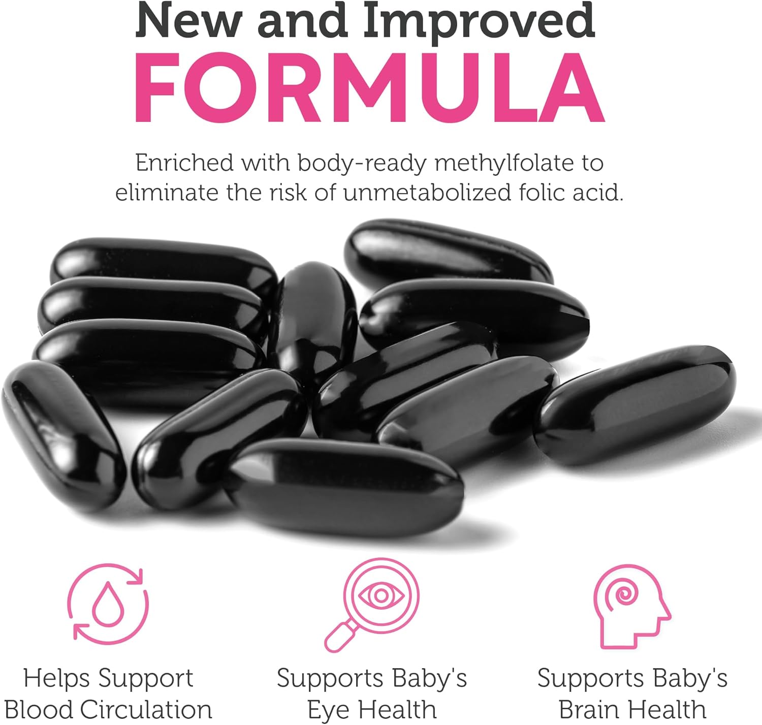 Zahler Prenatal Vitamin with DHA & Folate - DHA Supplements & Prenatal Multivitamin for Mother and Child 60 Count