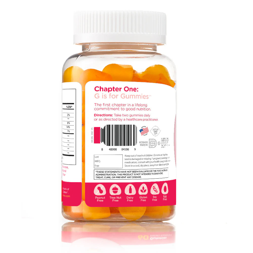 Zahler - Chapter One Omega 3 Gummies for Kids (120 Count) - No Fish Oil, Kosher, with Omega 3-6-9, EPA & DHA