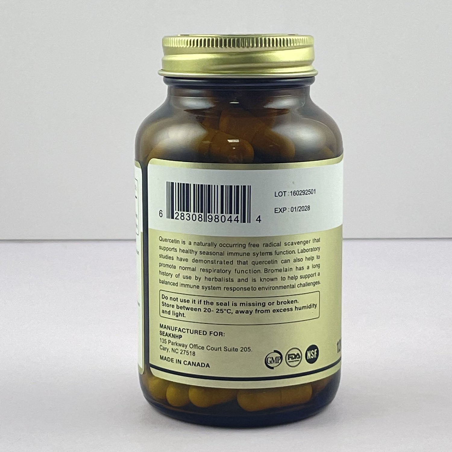 Quercetin 500mg 120 Capsules Supplementing lung nutrition