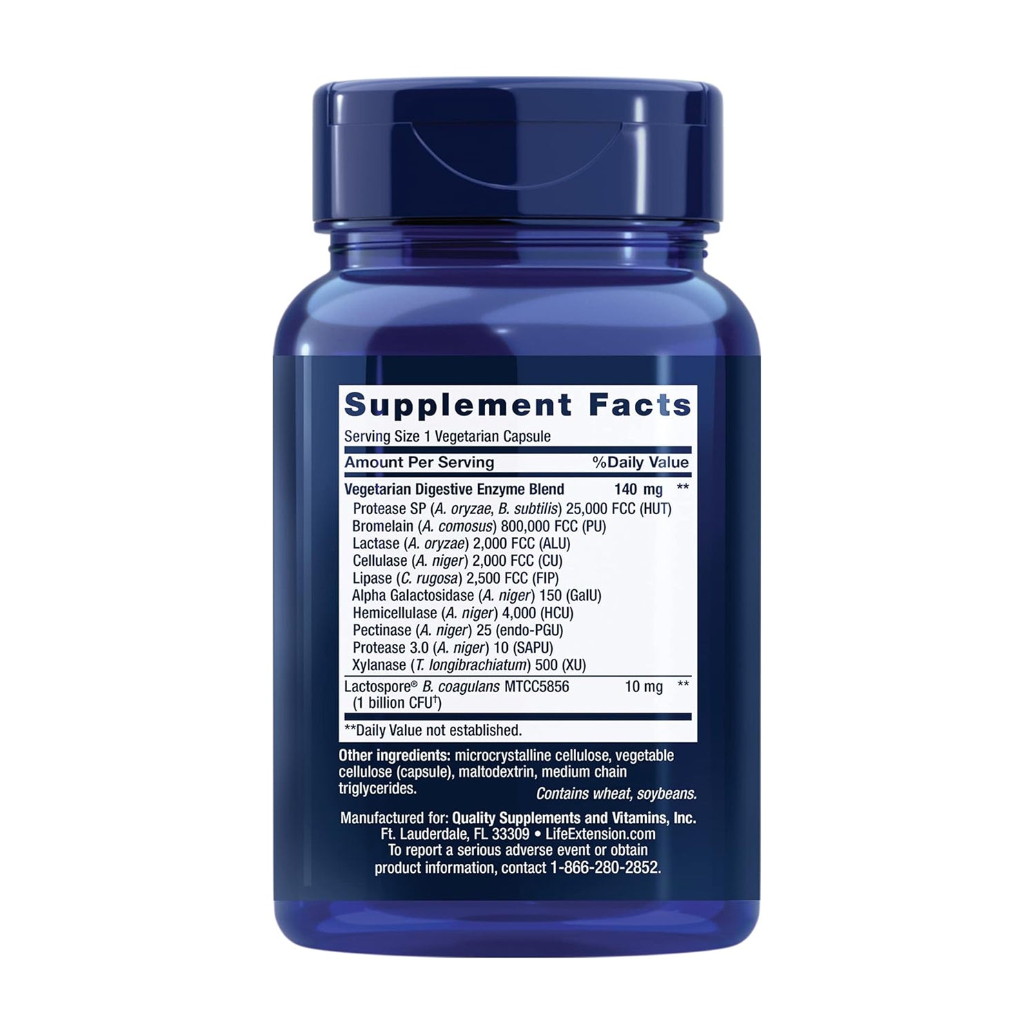 Life Extension Enhanced Super Digestive Enzymes and Probiotics– Supports Digestion, Comfort & GI Balance 60 Capsules