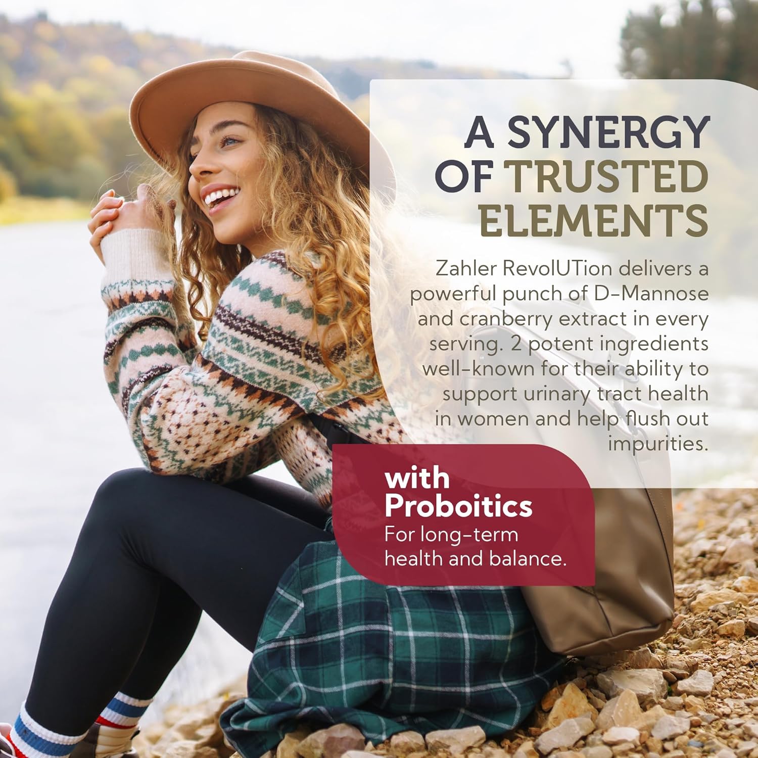 Zahler Revolution - Complete Womens Urinary Tract Health Formula with Probiotics - UTI Pills - 1200mg D-Mannose and Cranberry Supplement -(60 Capsules)