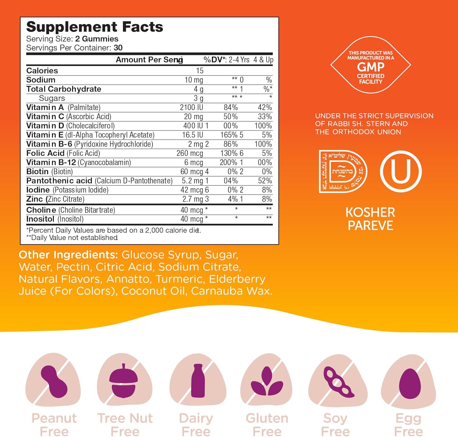 Zahler - Chapter One Kids Multivitamin Gummy with 13 Vitamins & Nutrients (60 Flavored Gummies)